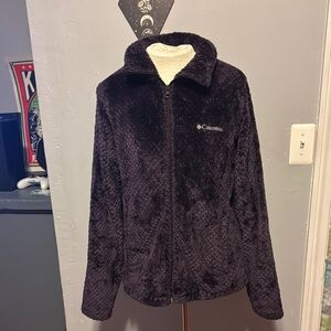 Columbia Women's Dark Purple Fleece Jacket